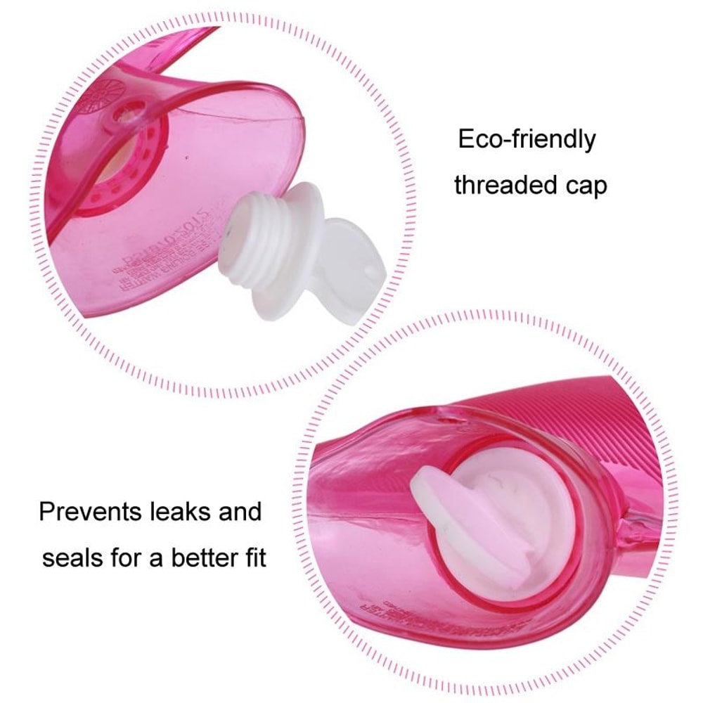 250ml Hot Water Bottle Leakproof PVC Hand Warmer For Winter Pain Relief Cozy Comfort 1