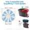 Microfiber Spin Mop Replacement Pad For OCedar Vileda Floor Cleaning Systems 1