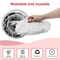 Microfiber Spin Mop Replacement Pad For OCedar Vileda Floor Cleaning Systems 3