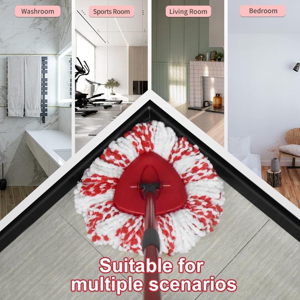Microfiber Spin Mop Replacement Pad For OCedar Vileda Floor Cleaning Systems 5