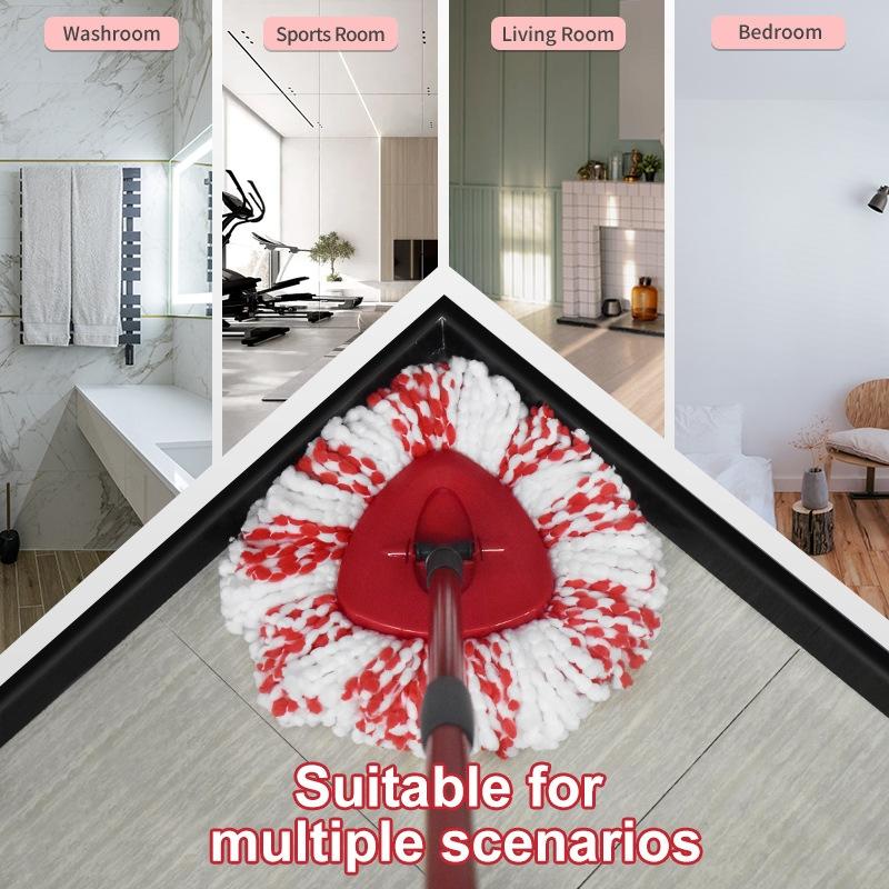 Microfiber Spin Mop Replacement Pad For OCedar Vileda Floor Cleaning Systems 5