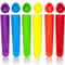 Reusable Silicone Popsicle Mold Set With 6 Colors For Homemade Ice Cream And Frozen Treats 0