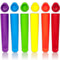 Reusable Silicone Popsicle Mold Set With 6 Colors For Homemade Ice Cream And Frozen Treats 0