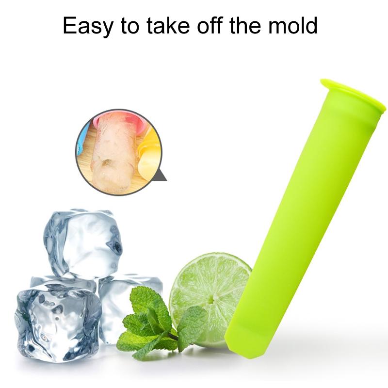 Reusable Silicone Popsicle Mold Set With 6 Colors For Homemade Ice Cream And Frozen Treats 4