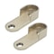 Heavy Duty Closet Rod Brackets Zinc Alloy Wardrobe Pole End Supports 2PCS 7