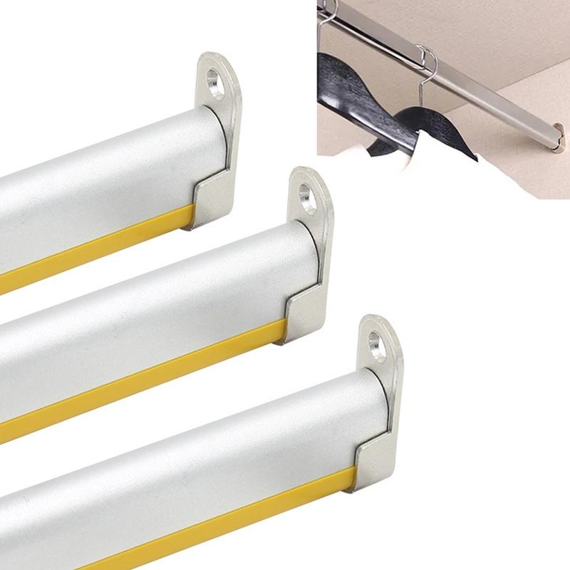 Heavy Duty Closet Rod Brackets Zinc Alloy Wardrobe Pole End Supports 2PCS 2
