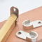 Heavy Duty Closet Rod Brackets Zinc Alloy Wardrobe Pole End Supports 2PCS 6