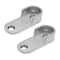 Heavy Duty Closet Rod Brackets Zinc Alloy Wardrobe Pole End Supports 2PCS 8