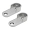 Heavy Duty Closet Rod Brackets Zinc Alloy Wardrobe Pole End Supports 2PCS 8