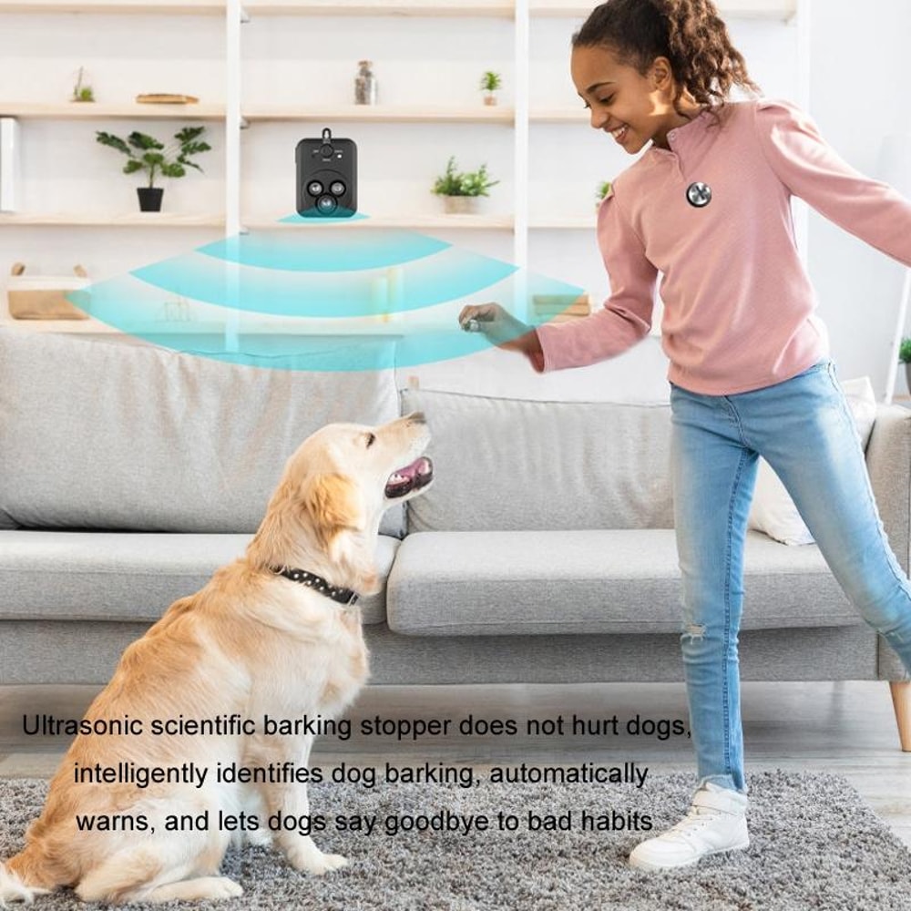 Ultrasonic Bark Control Device For Outdoor Dog Training Noise Reduction 3