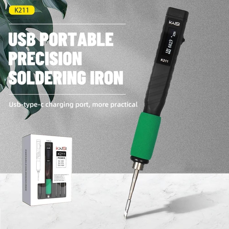 USB Soldering Iron With Smart Sleep Type C Fast Heating For DIY Electronics Repair 1