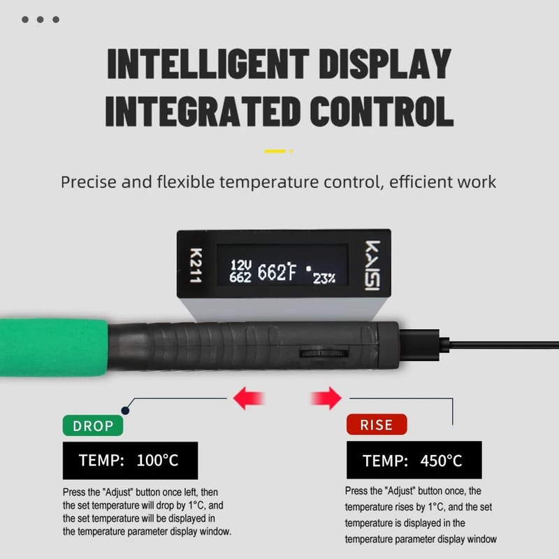 USB Soldering Iron With Smart Sleep Type C Fast Heating For DIY Electronics Repair 6