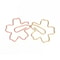 10PCS Blossom Paper Clips Decorative Metal Bookmark Clips for File Organization