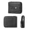 Vintage RFID Blocking Leather Wallet For Men With Zipper Card Holder 1