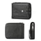 Vintage RFID Blocking Leather Wallet For Men With Zipper Card Holder 1