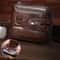 Vintage RFID Blocking Leather Wallet For Men With Zipper Card Holder 9