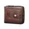 Vintage RFID Blocking Leather Wallet For Men With Zipper Card Holder 11