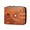 Vintage RFID Blocking Leather Wallet For Men With Zipper Card Holder 12