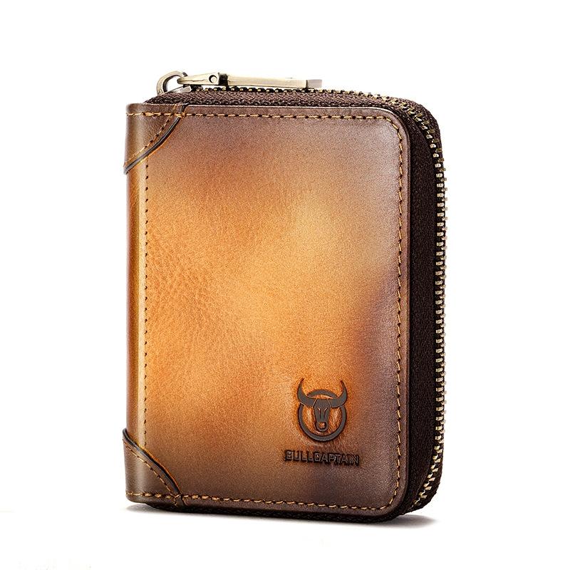 RFID Blocking Leather Card Holder Wallet With Multi Card Slots For Men And Women 10