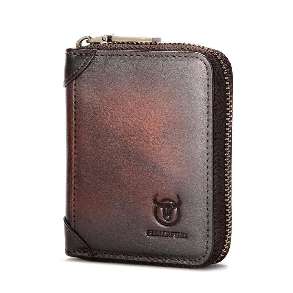 RFID Blocking Leather Card Holder Wallet With Multi Card Slots For Men And Women 11