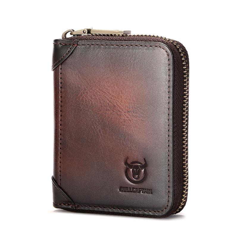 RFID Blocking Leather Card Holder Wallet With Multi Card Slots For Men And Women 11