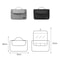 Portable Hair Dryer Storage Bag With Hook Large Capacity Travel Organizer Case 2