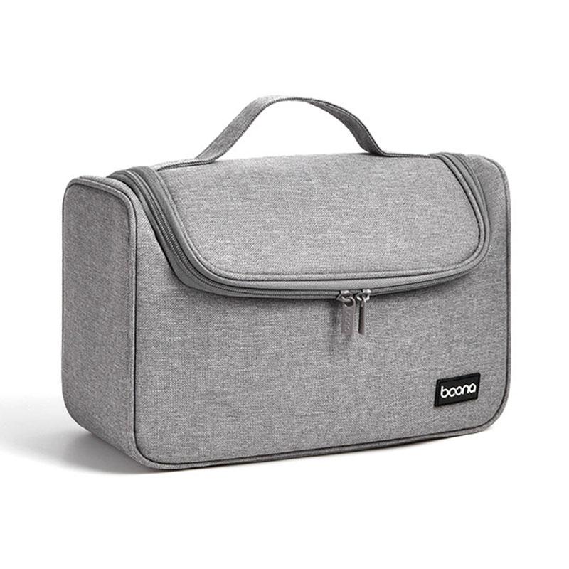 Portable Hair Dryer Storage Bag With Hook Large Capacity Travel Organizer Case 7