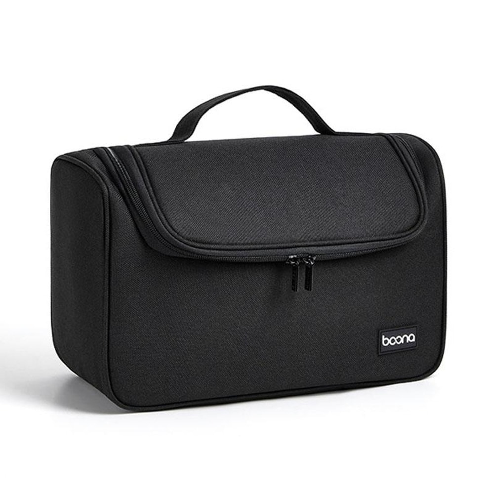 Portable Hair Dryer Storage Bag With Hook Large Capacity Travel Organizer Case 8
