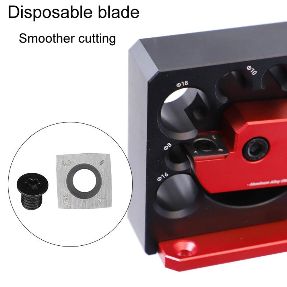 Adjustable Wood Dowel Maker Kit 8 Sizes Precision Woodworking Drill Guide Set 4