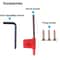 Adjustable Wood Dowel Maker Kit 8 Sizes Precision Woodworking Drill Guide Set 5