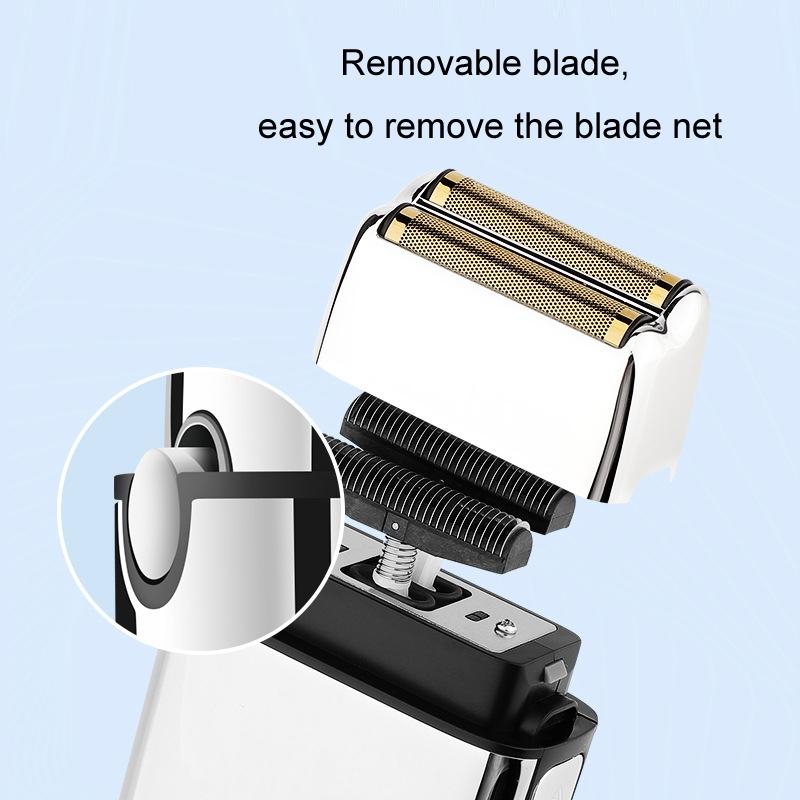 Professional Hair Clipper Set for Men with Rechargeable Trimmer & Electric Shaver Kit