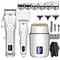 Professional Hair Clipper Set for Men with Rechargeable Trimmer & Electric Shaver Kit