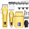 Professional Hair Clipper Set for Men with Rechargeable Trimmer & Electric Shaver Kit