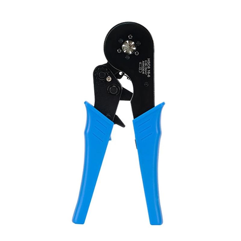 European Hex Crimping Pliers For VE Wire Ferrules With Adjustable Pressure Handle 7