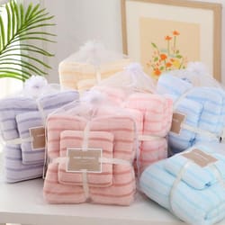 plush microfiber bath towels set of 2 soft absorbent coral velvet beach towels