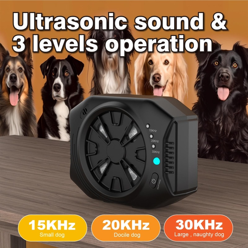 Outdoor Ultrasonic Bark Stopper Dog Training Device 2