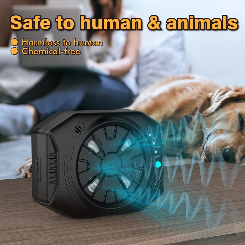 Outdoor Ultrasonic Bark Stopper Dog Training Device 3