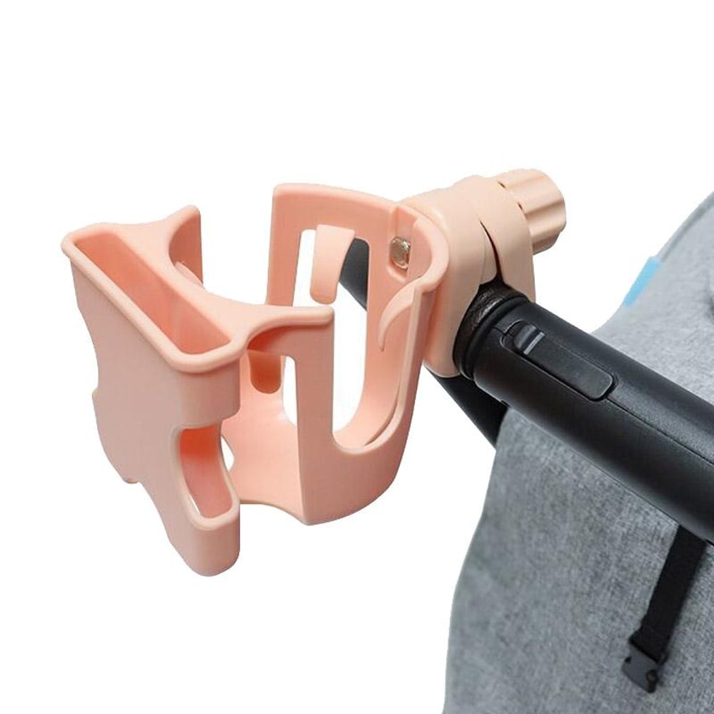 Universal Adjustable Stroller Cup Phone Holder Accessory With Bottle Rack 11