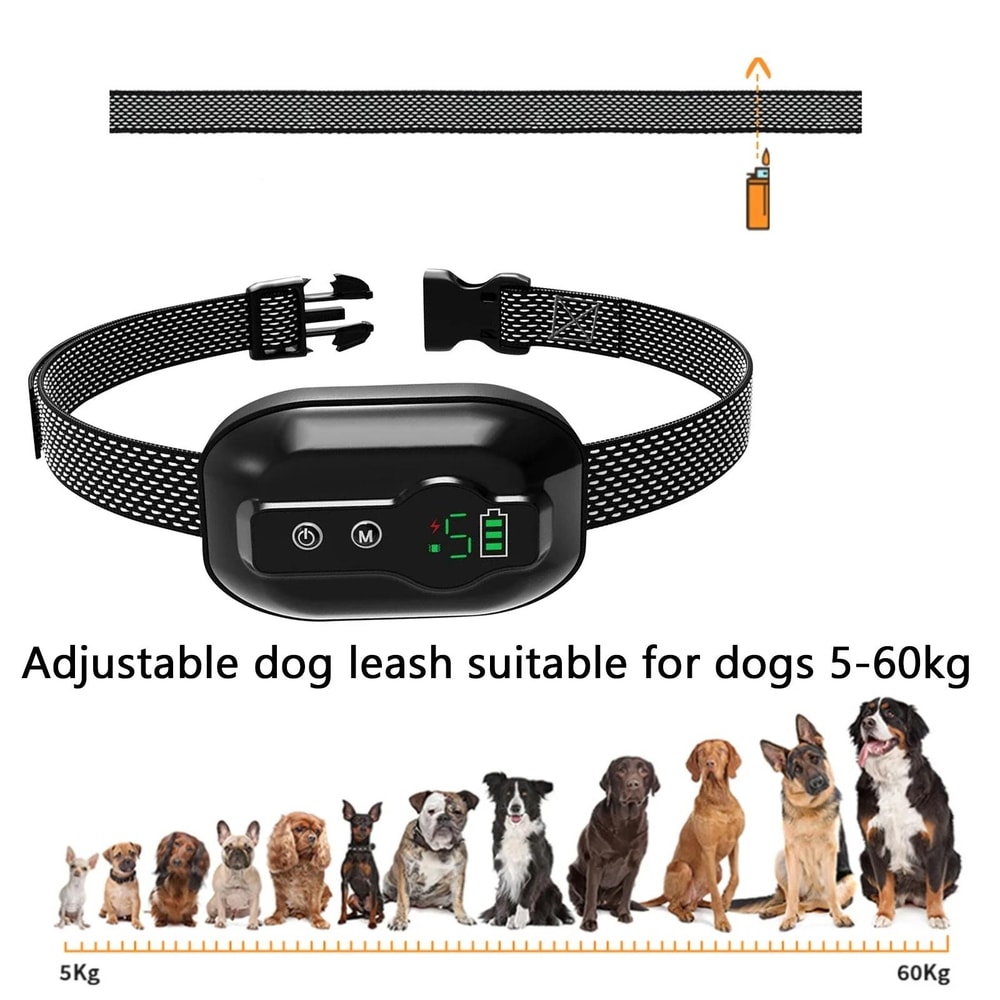Smart AntiBarking Dog Collar Waterproof With Adjustable Sensitivity 3 Training Modes 1