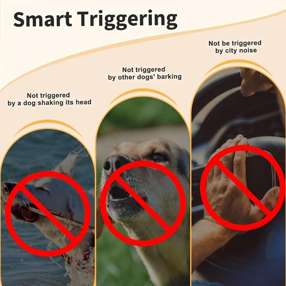 Smart AntiBarking Dog Collar Waterproof With Adjustable Sensitivity 3 Training Modes 3