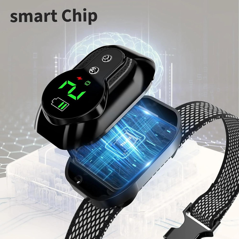 Smart AntiBarking Dog Collar Waterproof With Adjustable Sensitivity 3 Training Modes 4