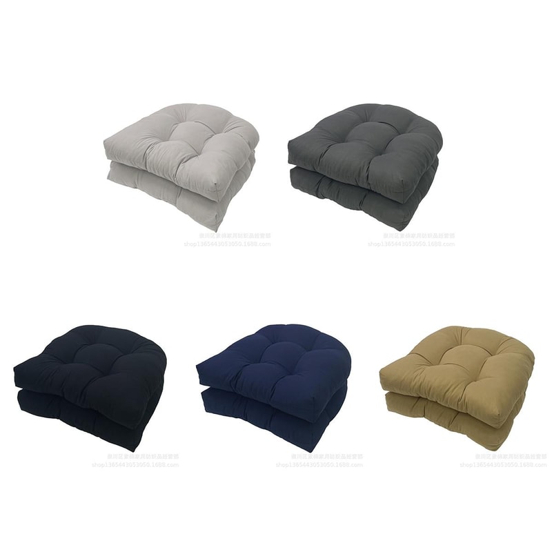 Premium Garden Patio Rattan Chair Cushion With Thick Waterproof Soft Padding 2