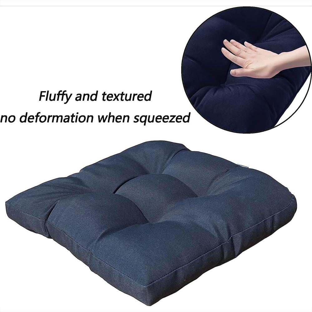 Premium Garden Patio Rattan Chair Cushion With Thick Waterproof Soft Padding 4