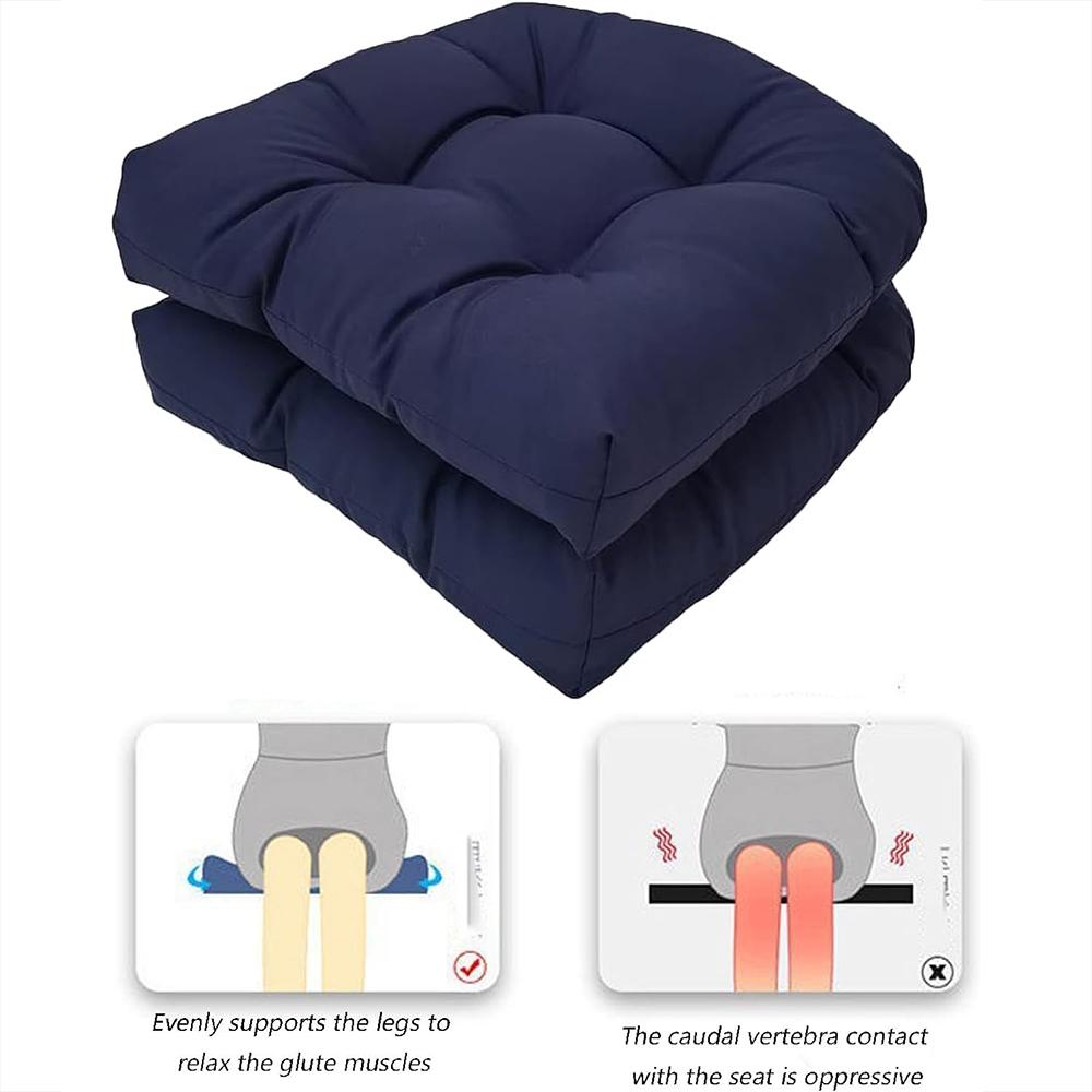 Premium Garden Patio Rattan Chair Cushion With Thick Waterproof Soft Padding 5