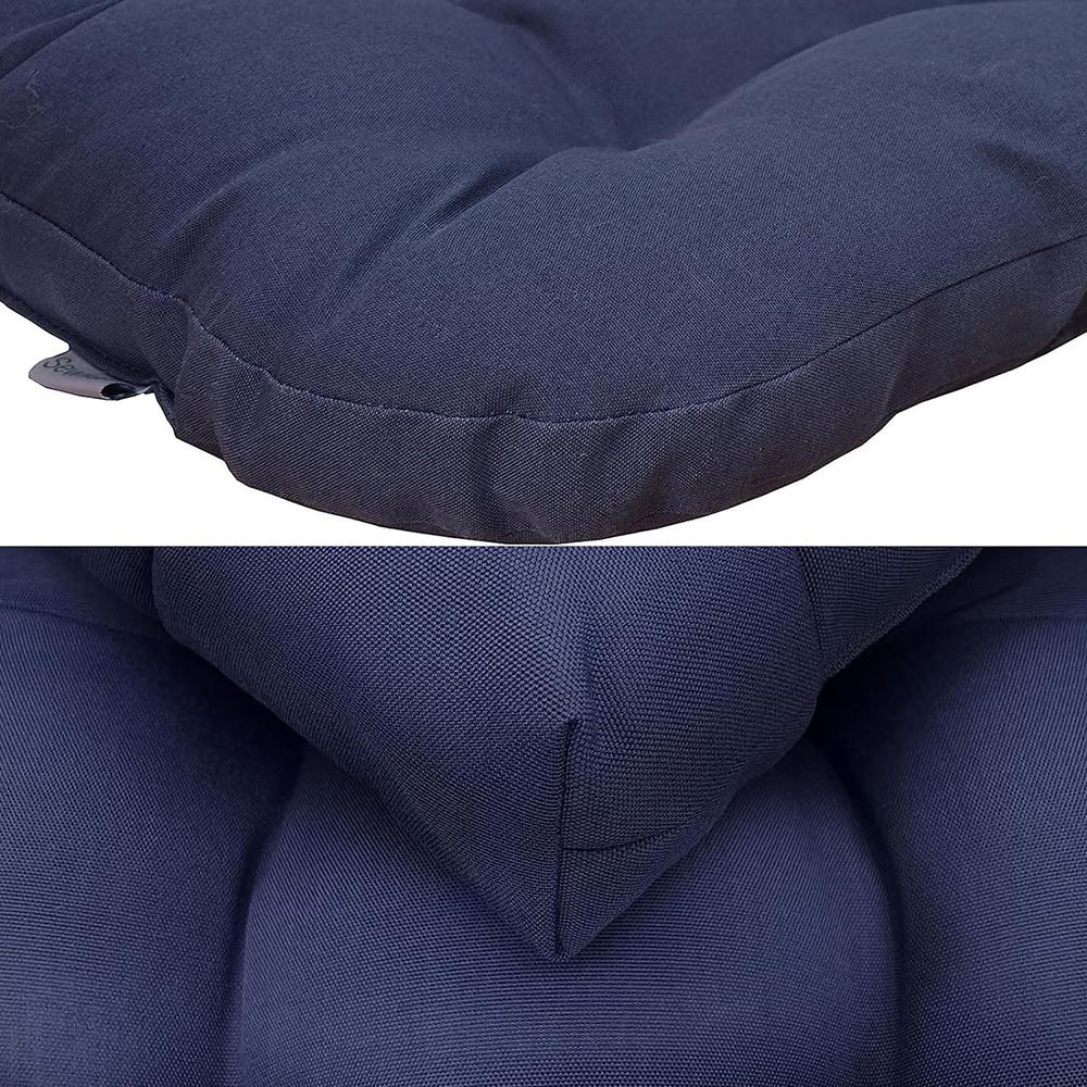 Premium Garden Patio Rattan Chair Cushion With Thick Waterproof Soft Padding 6