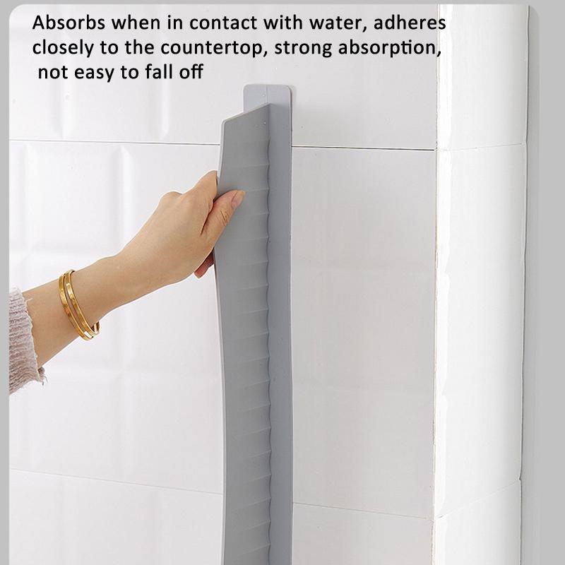 Premium Silicone Sink Splash Guard Countertop Water Blocker 4