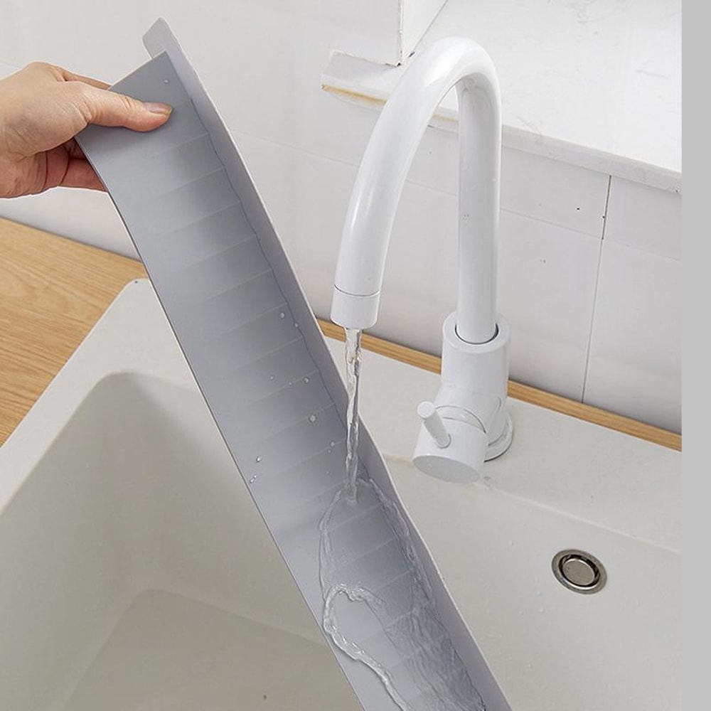 Premium Silicone Sink Splash Guard Countertop Water Blocker 5