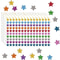 1500pcs Colorful Glitter Star Stickers for Crafts & Party Decor