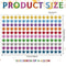 1500pcs Colorful Glitter Star Stickers for Crafts & Party Decor
