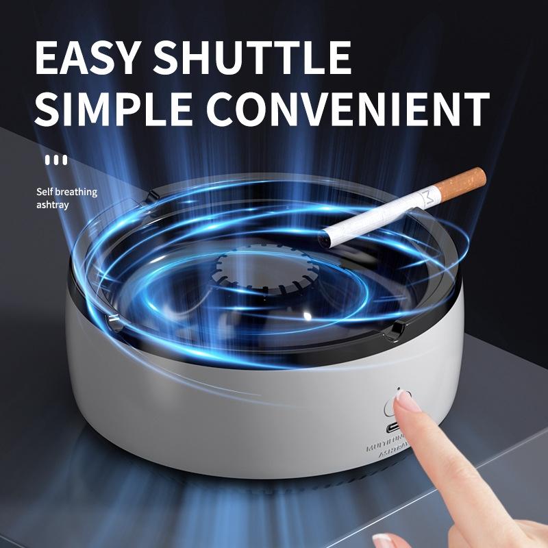 Portable Car Air Purifier Rechargeable Ashtray For Smoke Removal 9